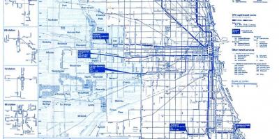 Chicago-bus-system-Karte