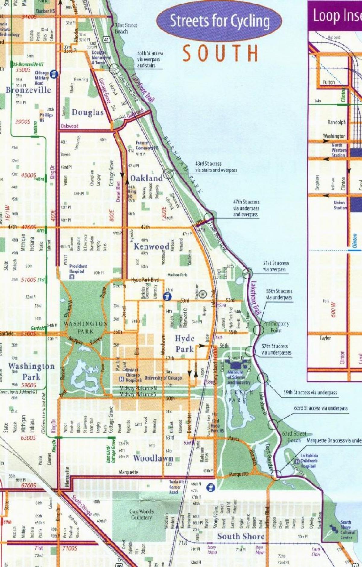 Chicago-bike-lane-map