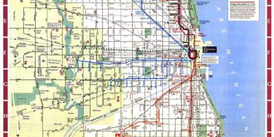 Karte von Chicago city limits
