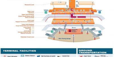Karte von O Hare terminal 2
